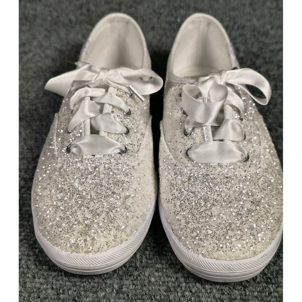 Keds Kate Spade New York Champion Glitter Lace-Up Low Top Sneakers WF57835